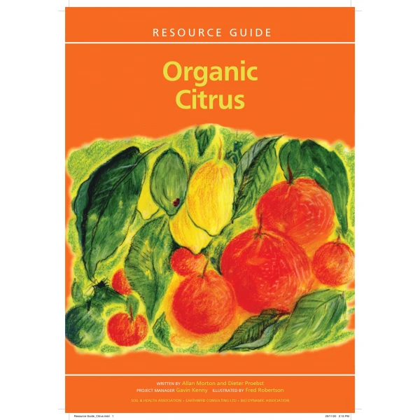 Organic Citrus booklet