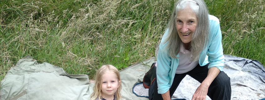 Belinda Clark with her granddaughter Isla