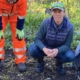 Coral Ramiro with other participants in the Earthworkers course