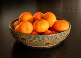 Mandarins in a bowl