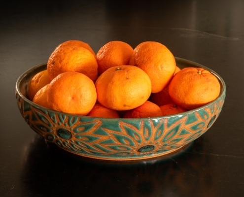 Mandarins in a bowl