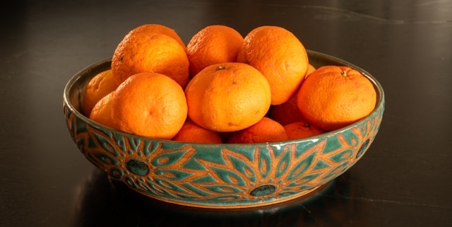 Mandarins in a bowl